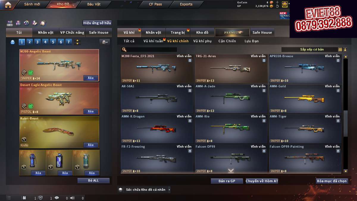 shop acc cf uy tin gia re